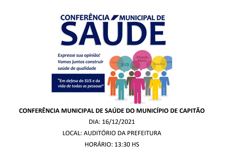 Secretaria de Saúde realiza Conferência Municipal de Saúde